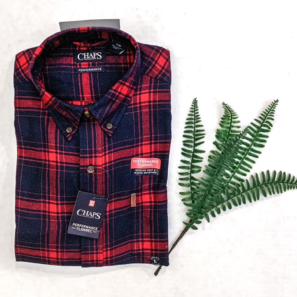 🐝 Chaps men’s flannel shirt